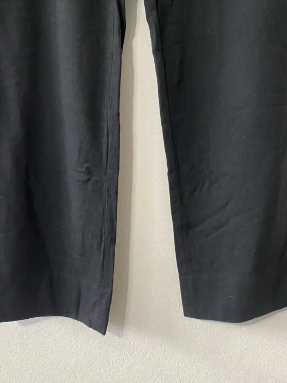 John Varvatos Wool Pants Flap Back Pockets Italy Off Black Size 50 IT